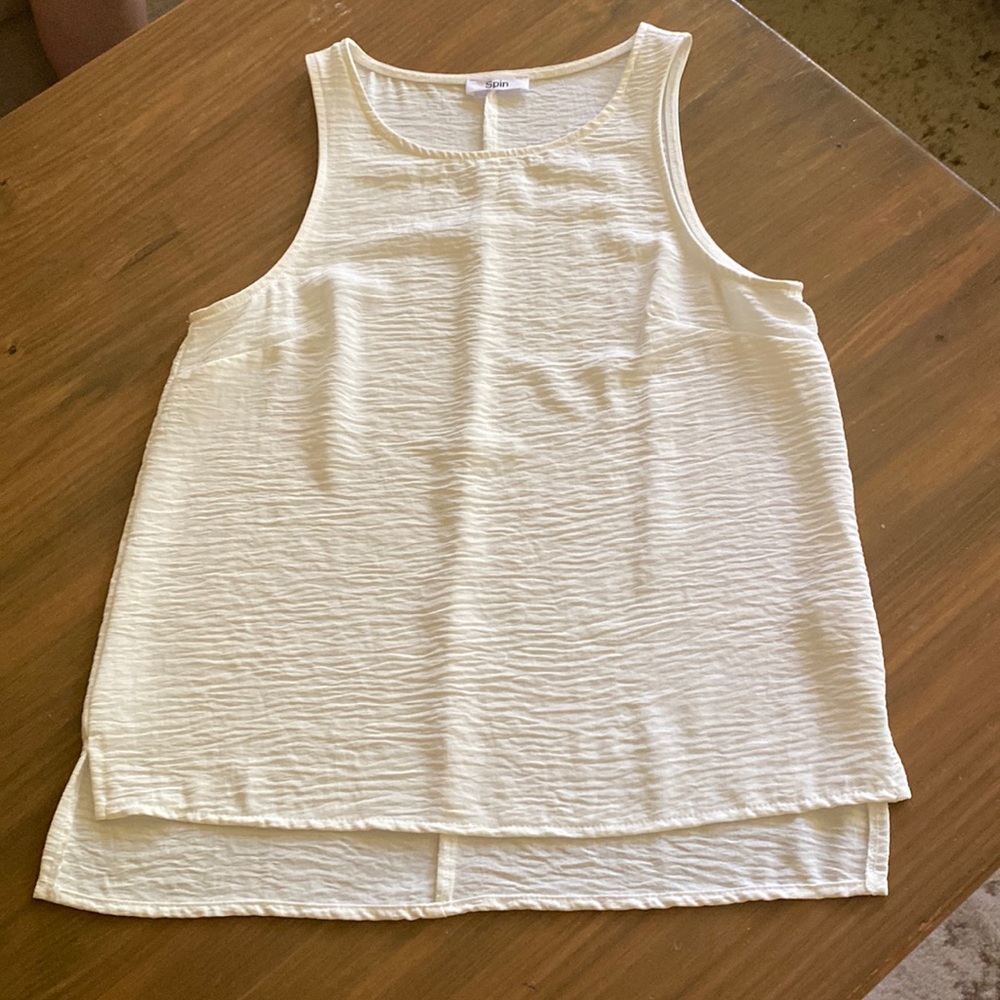 White dress tank